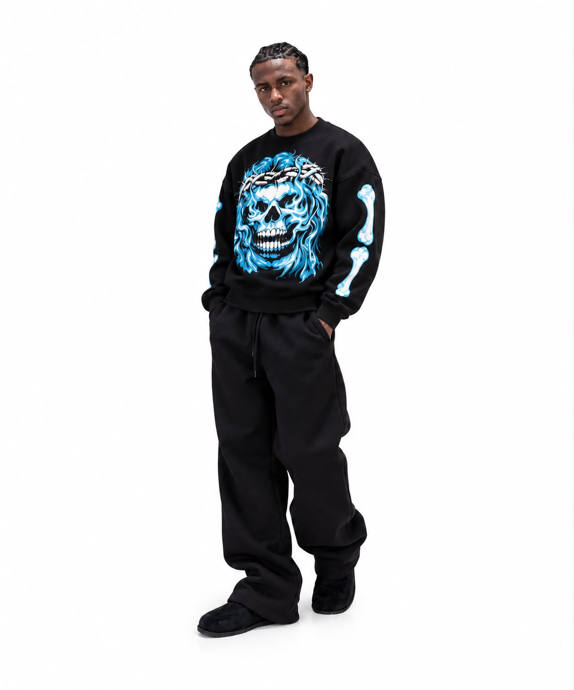 Thorn Crown Black Sweatshirt