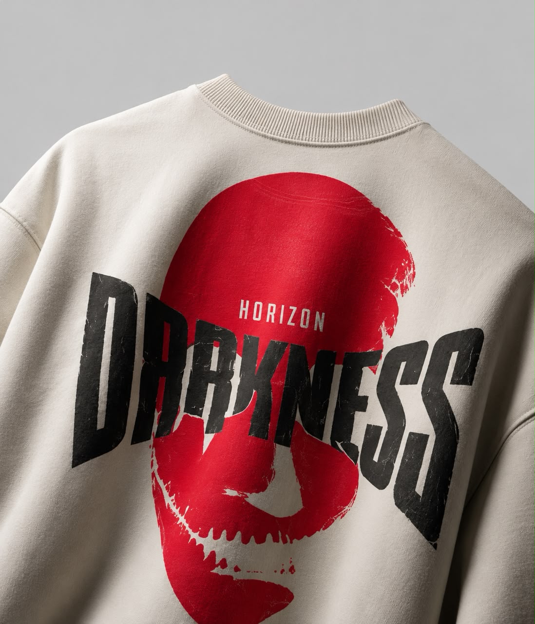 Darkness White Sweatshirt