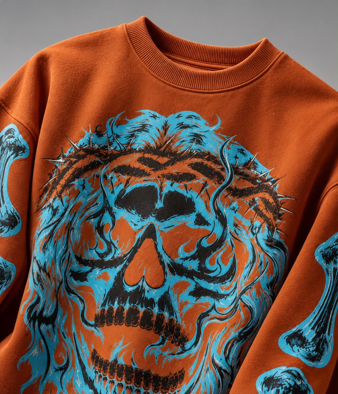 Thorn Crown Brick Red Sweatshirt
