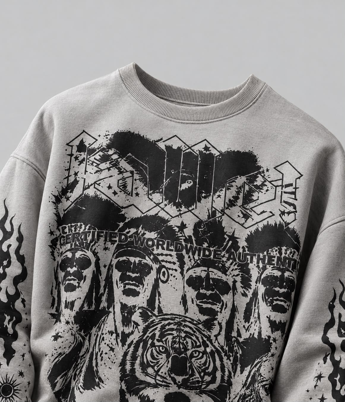 Tribal Chieves Grey Sweatshirt