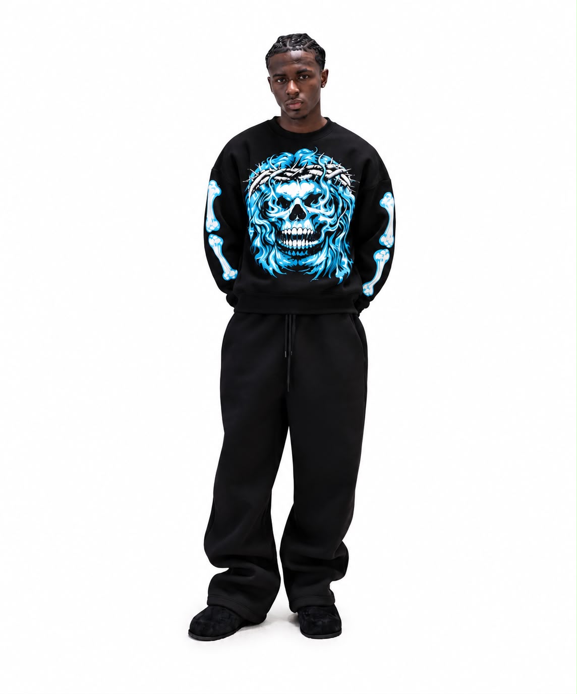 Thorn Crown Black Sweatshirt