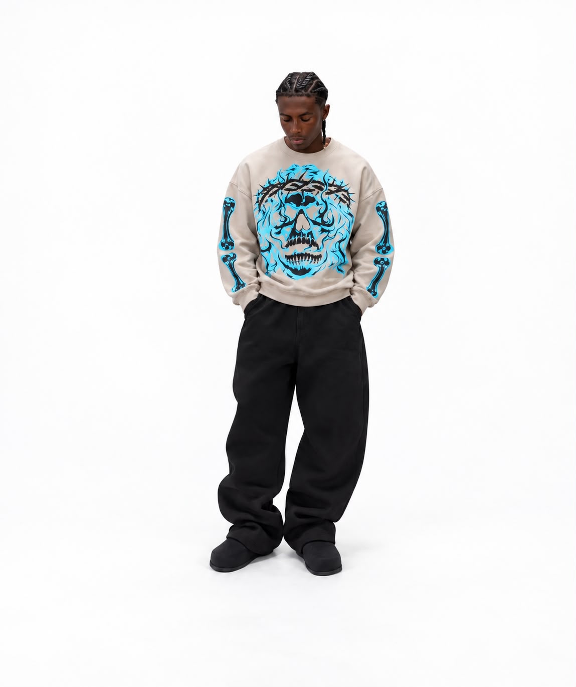 Thorn Crown Grey Sweatshirt