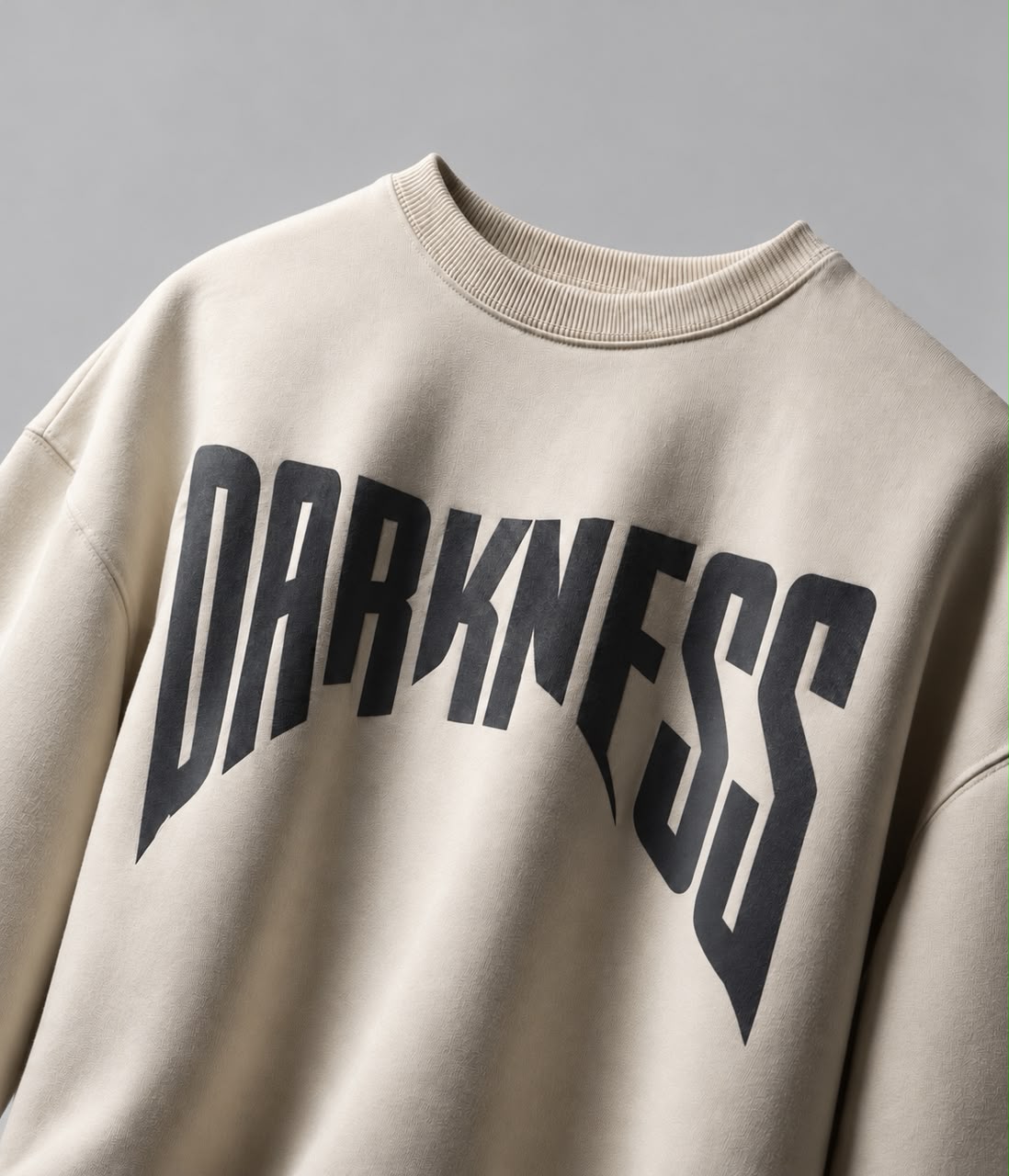 Darkness White Sweatshirt