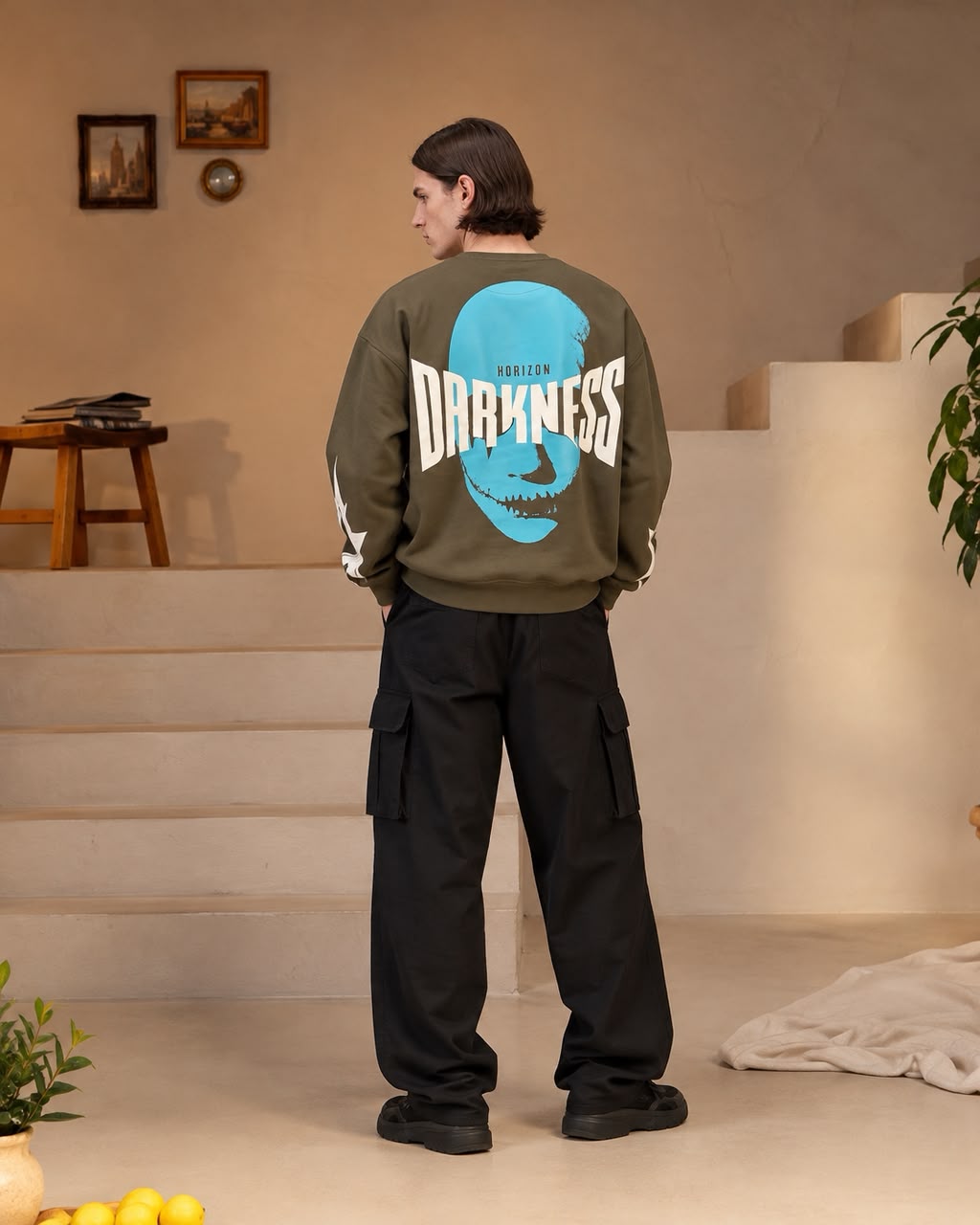 Darkness Olive Sweatshirt