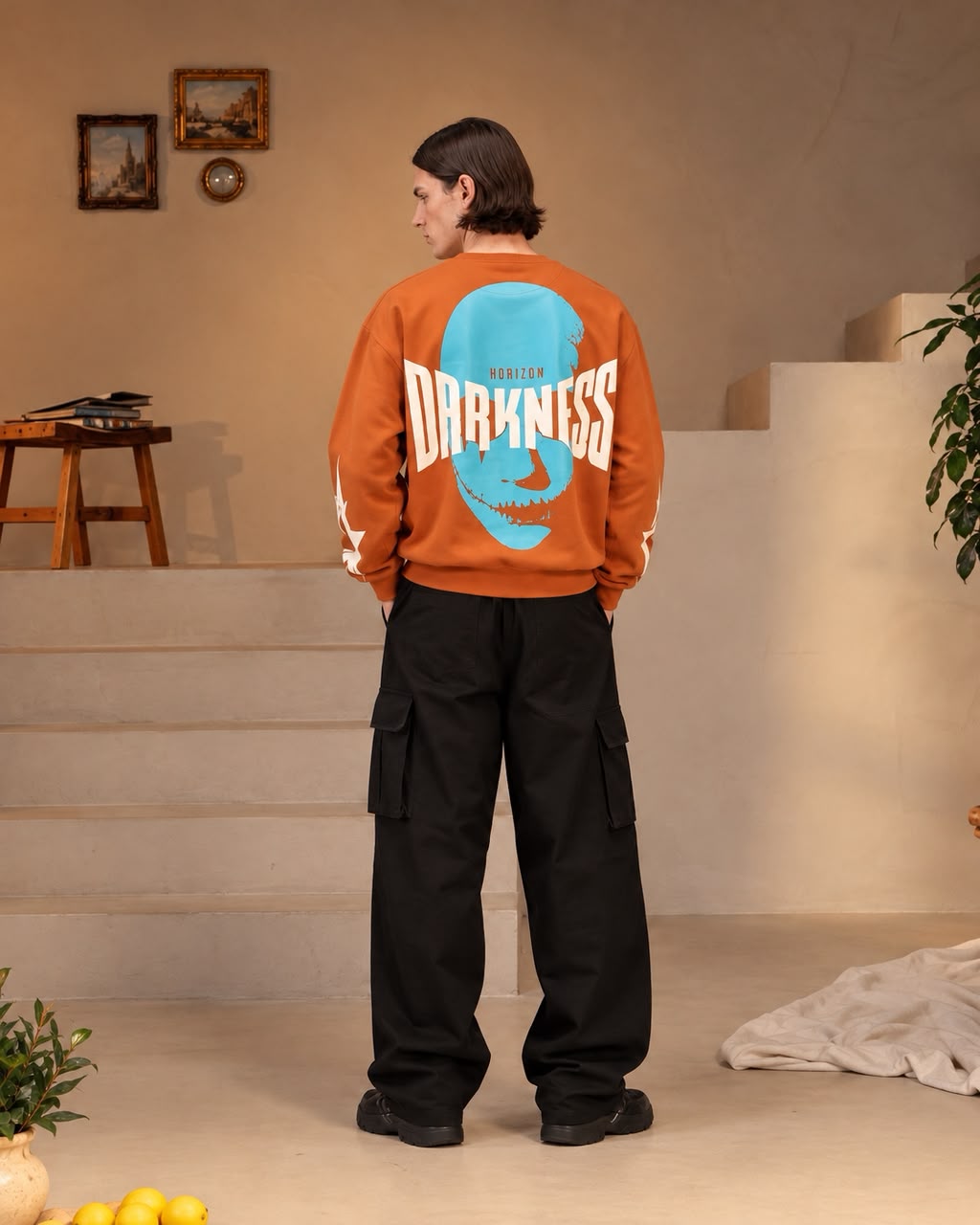 Darkness Brick Red Sweatshirt