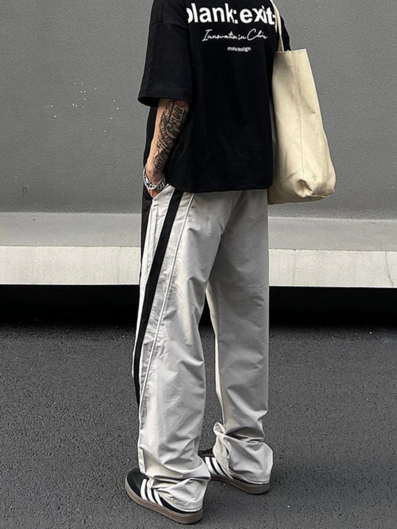 Black striped Cargo