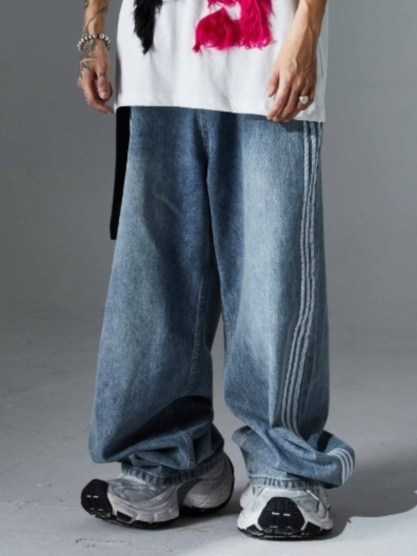 Tri-Stripe Denim Jeans