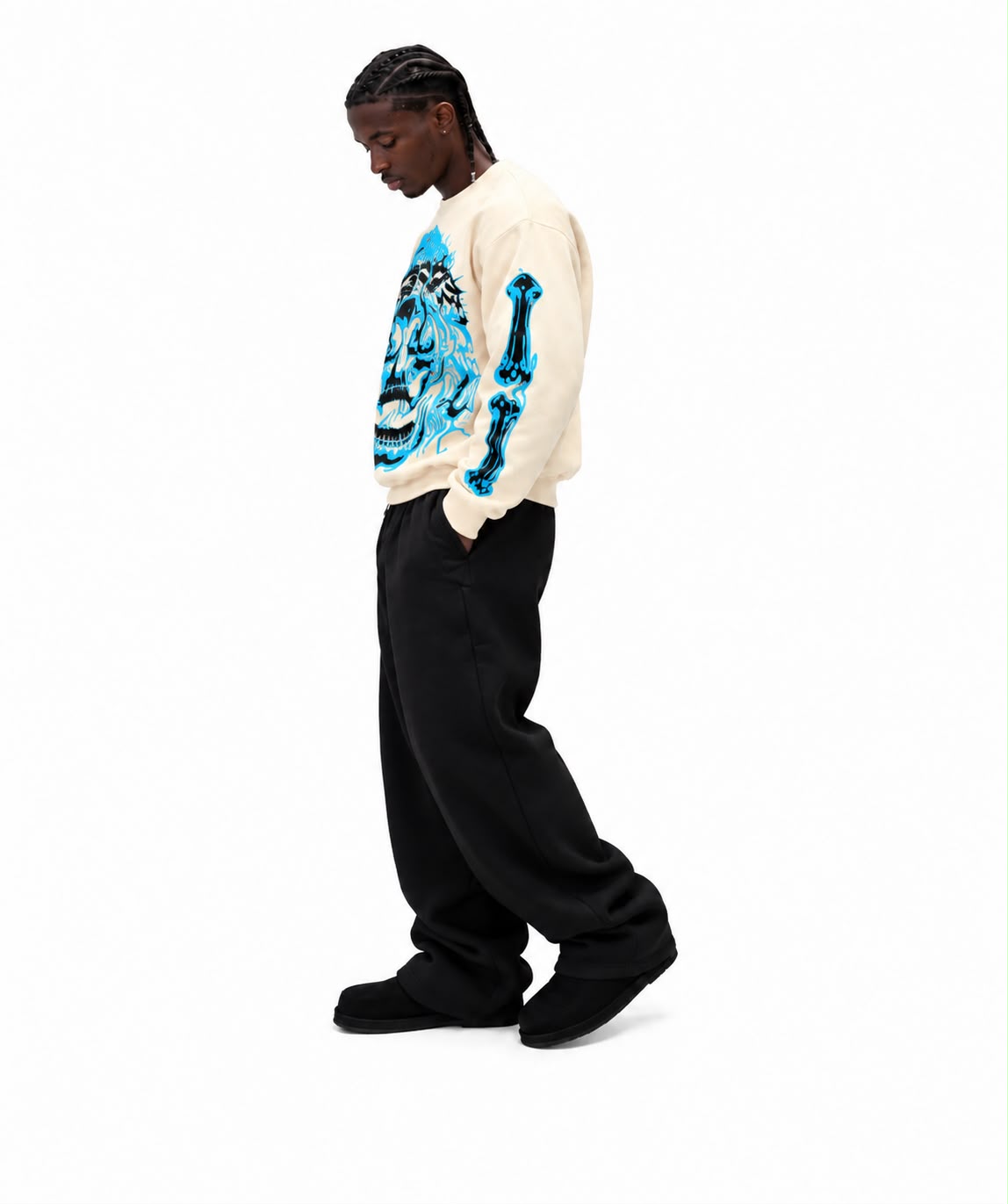 Thorn Crown White Sweatshirt