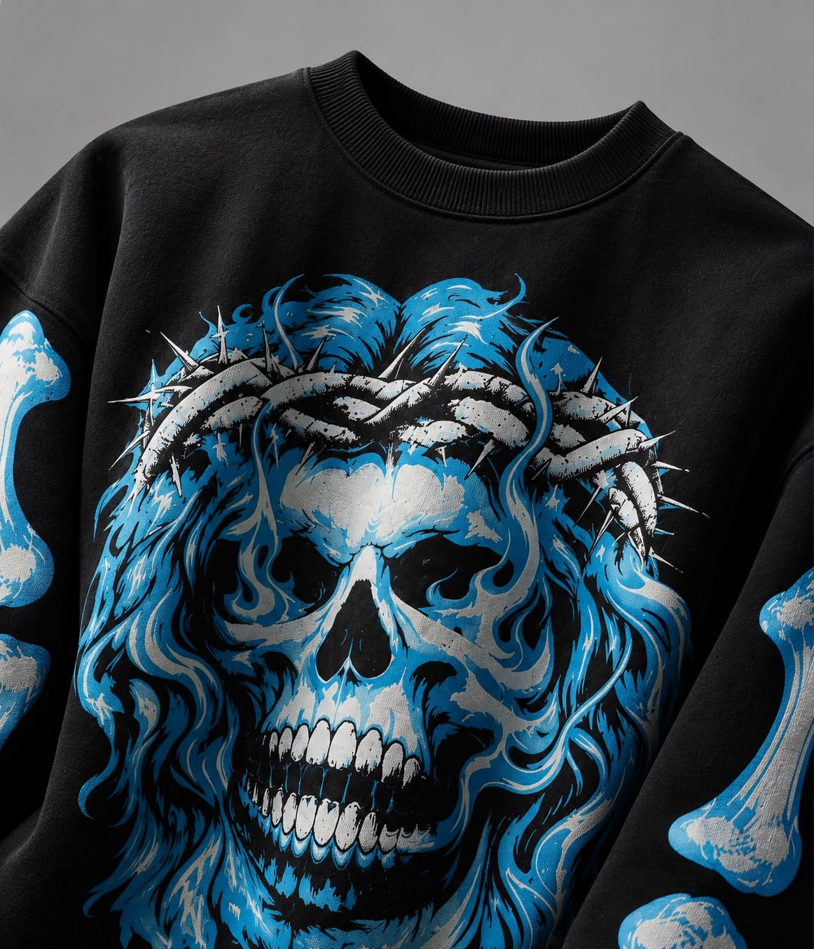 Thorn Crown Black Sweatshirt