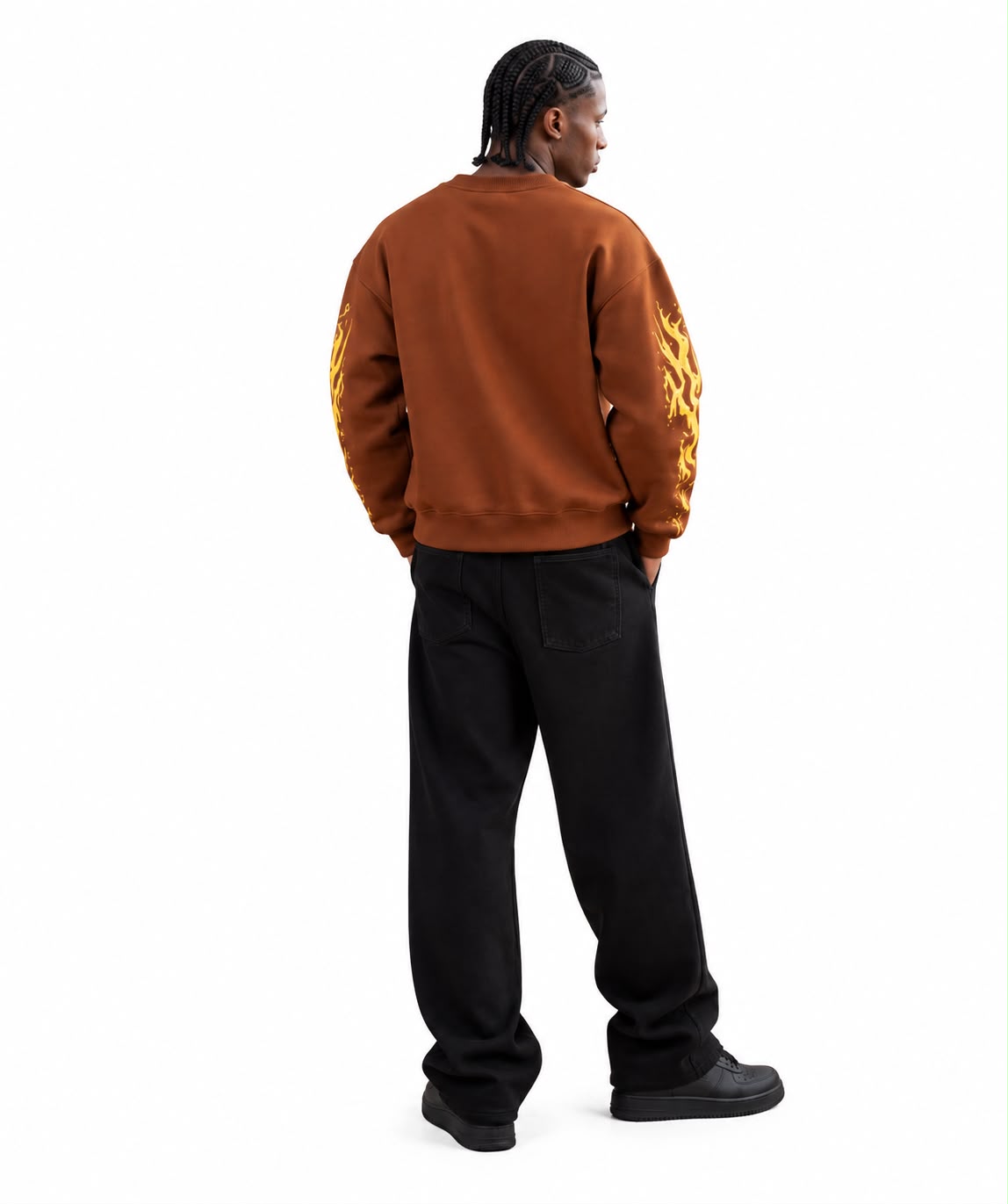 Tribal Chieves Brown Sweatshirt
