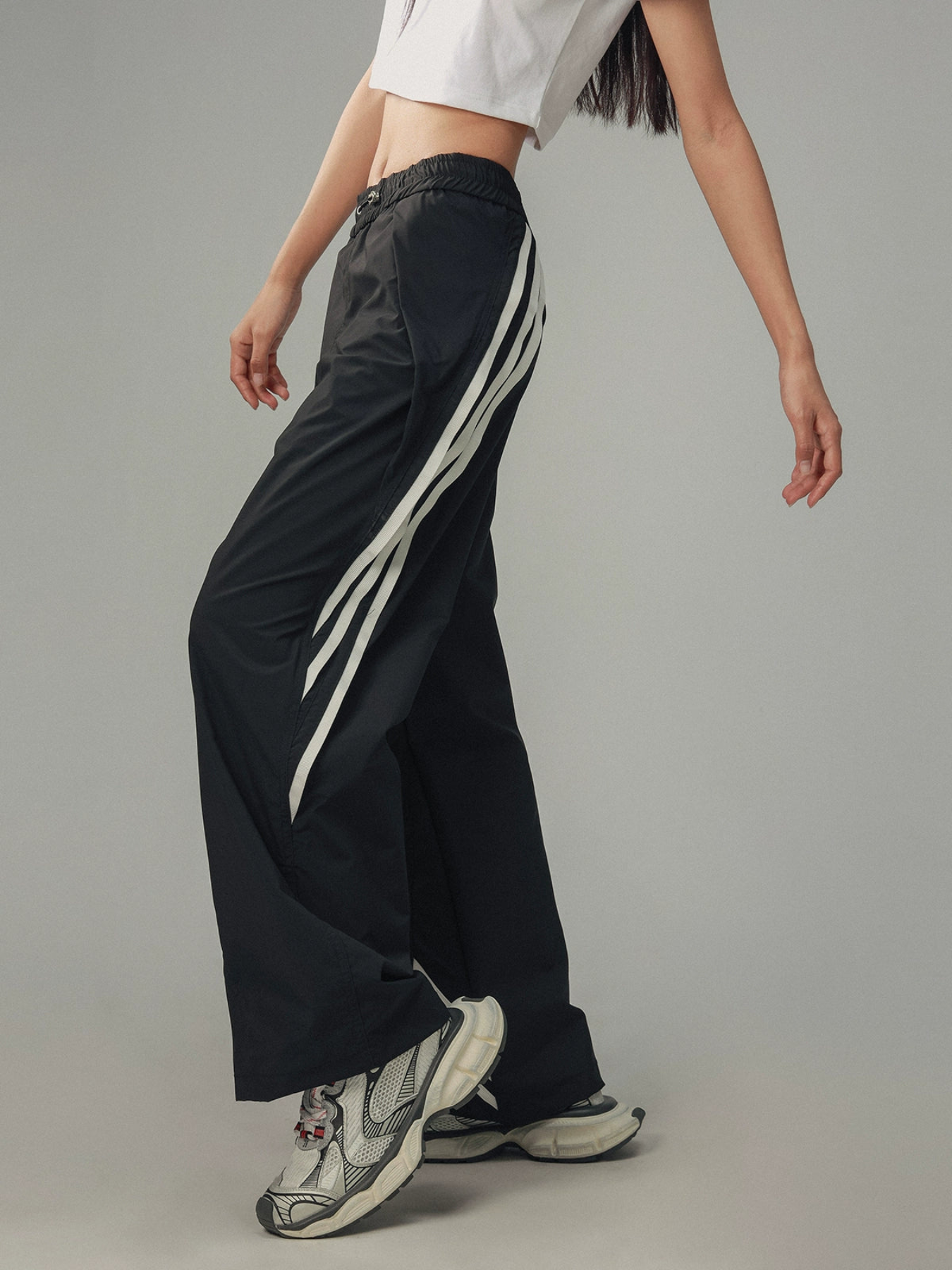American Contrast Stripe Sweatpants