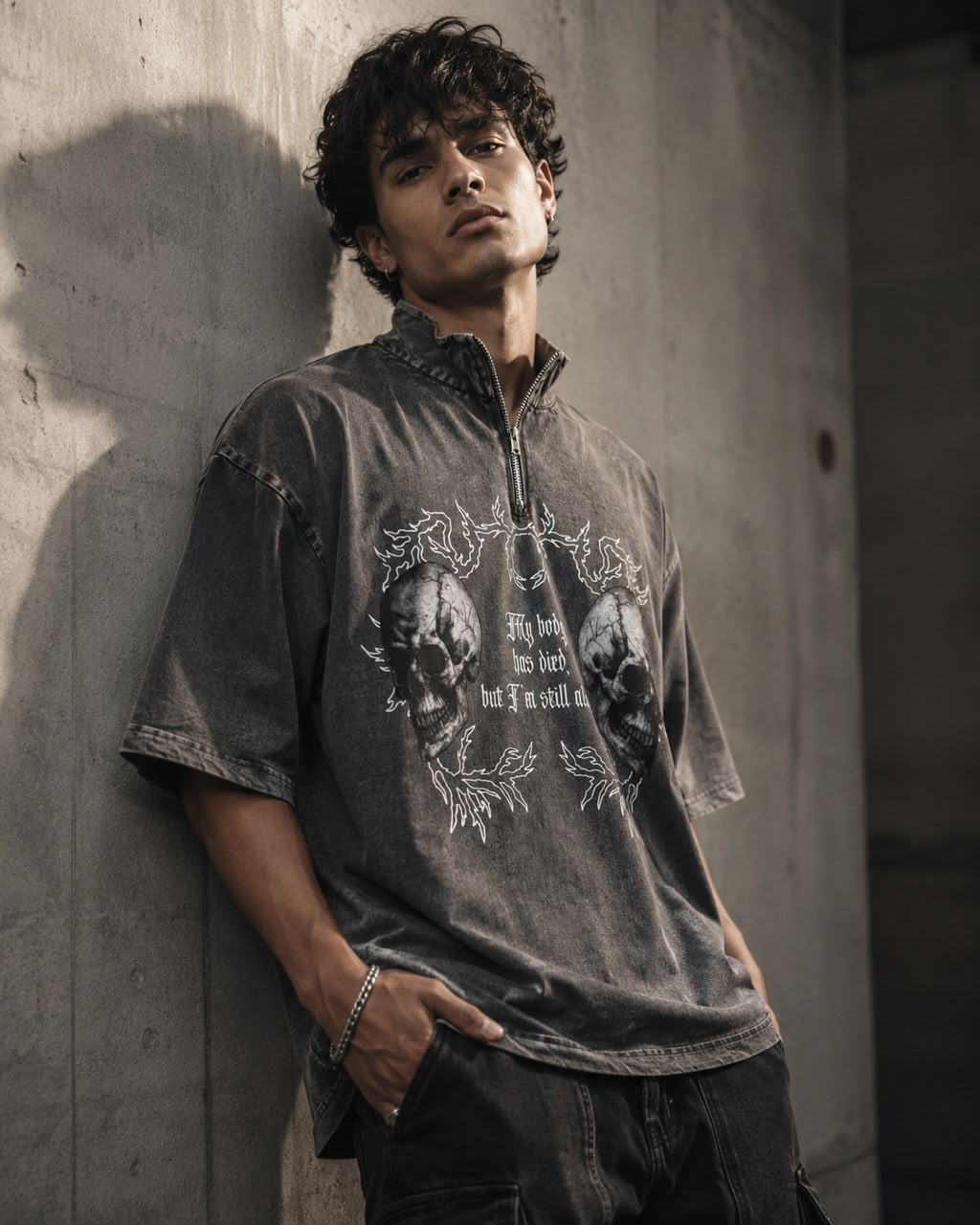 Phantom Skull Black T-Shirt